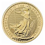 1oz 2025 Gold Brittania