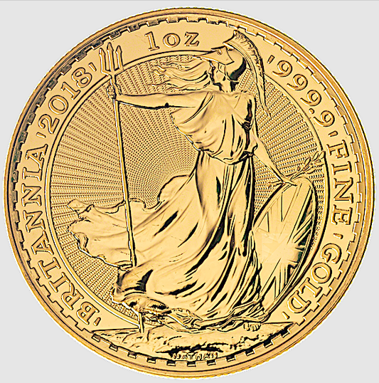 1oz 2018 Gold Britannia
